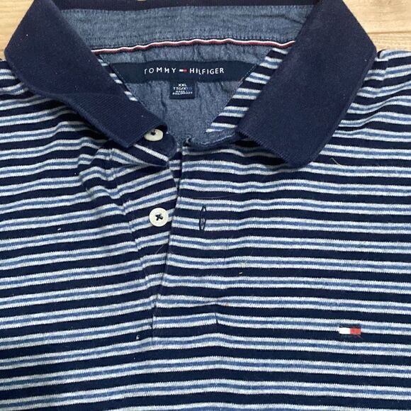 Tommy Hilfiger mens striped polo xxl - Picture 2 of 6